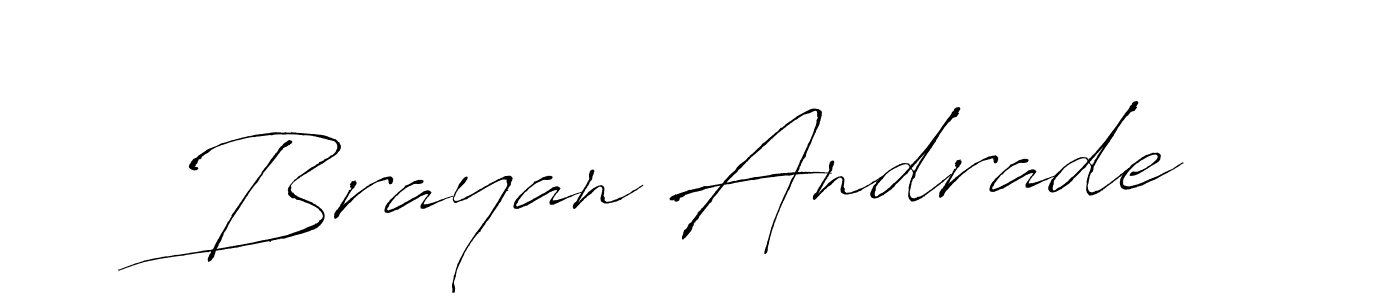 Use a signature maker to create a handwritten signature online. With this signature software, you can design (Antro_Vectra) your own signature for name Brayan Andrade. Brayan Andrade signature style 6 images and pictures png