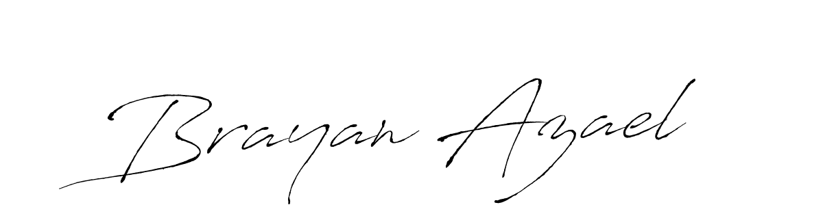 How to make Brayan Azael name signature. Use Antro_Vectra style for creating short signs online. This is the latest handwritten sign. Brayan Azael signature style 6 images and pictures png