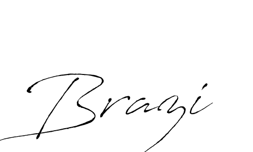 Design your own signature with our free online signature maker. With this signature software, you can create a handwritten (Antro_Vectra) signature for name Brazi. Brazi signature style 6 images and pictures png