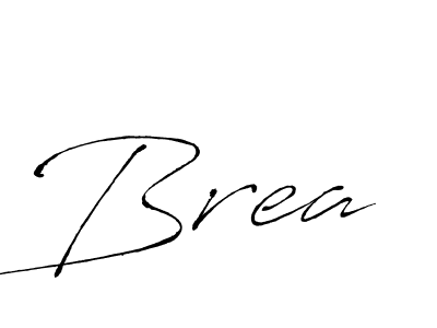 Use a signature maker to create a handwritten signature online. With this signature software, you can design (Antro_Vectra) your own signature for name Brea. Brea signature style 6 images and pictures png