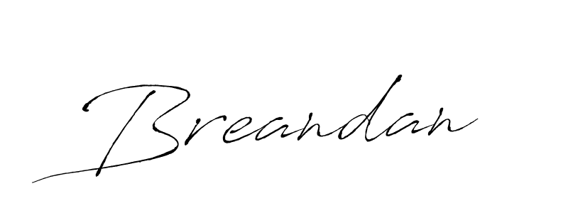 Breandan stylish signature style. Best Handwritten Sign (Antro_Vectra) for my name. Handwritten Signature Collection Ideas for my name Breandan. Breandan signature style 6 images and pictures png