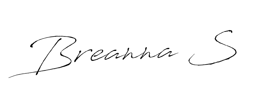 Make a short Breanna S signature style. Manage your documents anywhere anytime using Antro_Vectra. Create and add eSignatures, submit forms, share and send files easily. Breanna S signature style 6 images and pictures png