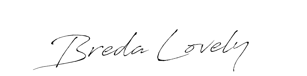 Antro_Vectra is a professional signature style that is perfect for those who want to add a touch of class to their signature. It is also a great choice for those who want to make their signature more unique. Get Breda Lovely name to fancy signature for free. Breda Lovely signature style 6 images and pictures png