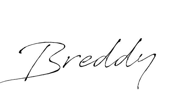 Make a beautiful signature design for name Breddy. With this signature (Antro_Vectra) style, you can create a handwritten signature for free. Breddy signature style 6 images and pictures png