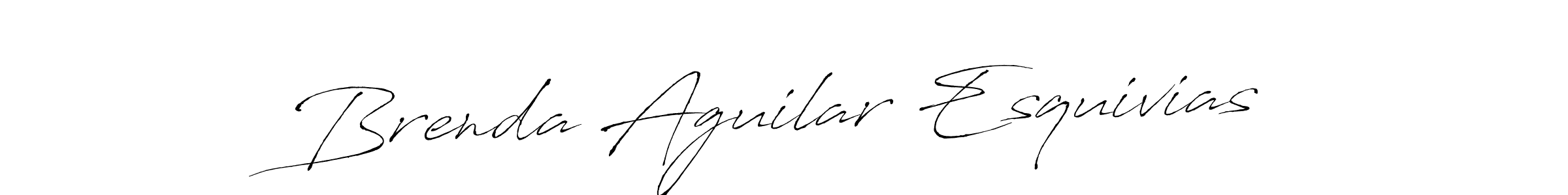 Create a beautiful signature design for name Brenda Aguilar Esquivias. With this signature (Antro_Vectra) fonts, you can make a handwritten signature for free. Brenda Aguilar Esquivias signature style 6 images and pictures png