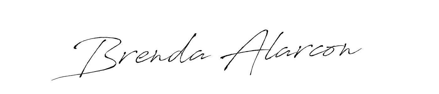 Design your own signature with our free online signature maker. With this signature software, you can create a handwritten (Antro_Vectra) signature for name Brenda Alarcon. Brenda Alarcon signature style 6 images and pictures png