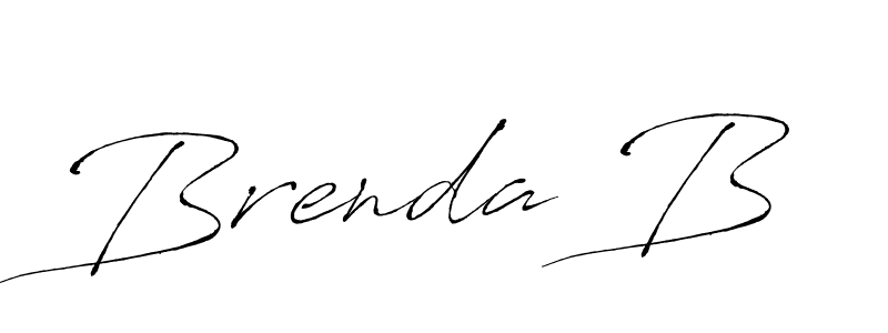 How to make Brenda B signature? Antro_Vectra is a professional autograph style. Create handwritten signature for Brenda B name. Brenda B signature style 6 images and pictures png