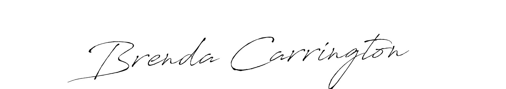 Make a beautiful signature design for name Brenda Carrington. With this signature (Antro_Vectra) style, you can create a handwritten signature for free. Brenda Carrington signature style 6 images and pictures png