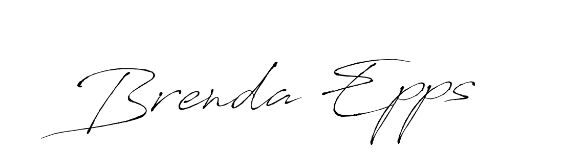 Make a beautiful signature design for name Brenda Epps. With this signature (Antro_Vectra) style, you can create a handwritten signature for free. Brenda Epps signature style 6 images and pictures png