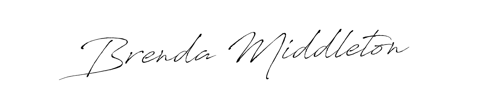 Make a beautiful signature design for name Brenda Middleton. With this signature (Antro_Vectra) style, you can create a handwritten signature for free. Brenda Middleton signature style 6 images and pictures png