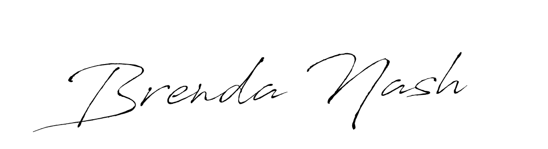 Design your own signature with our free online signature maker. With this signature software, you can create a handwritten (Antro_Vectra) signature for name Brenda Nash. Brenda Nash signature style 6 images and pictures png