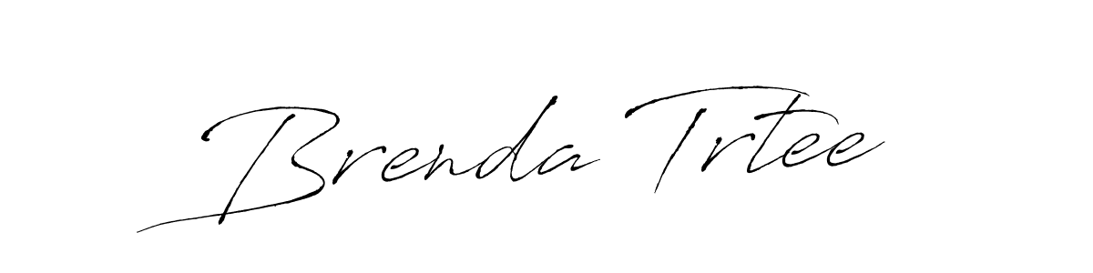 Design your own signature with our free online signature maker. With this signature software, you can create a handwritten (Antro_Vectra) signature for name Brenda Trtee. Brenda Trtee signature style 6 images and pictures png