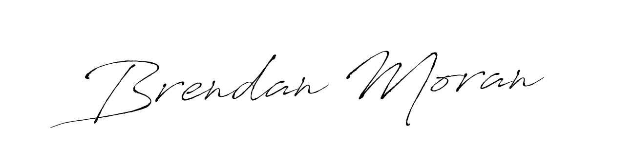 Create a beautiful signature design for name Brendan Moran. With this signature (Antro_Vectra) fonts, you can make a handwritten signature for free. Brendan Moran signature style 6 images and pictures png