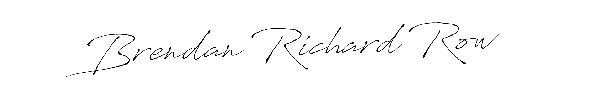 Design your own signature with our free online signature maker. With this signature software, you can create a handwritten (Antro_Vectra) signature for name Brendan Richard Row. Brendan Richard Row signature style 6 images and pictures png