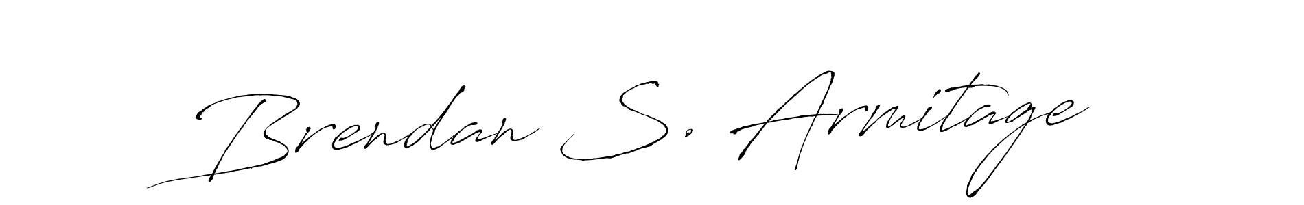 It looks lik you need a new signature style for name Brendan S. Armitage. Design unique handwritten (Antro_Vectra) signature with our free signature maker in just a few clicks. Brendan S. Armitage signature style 6 images and pictures png