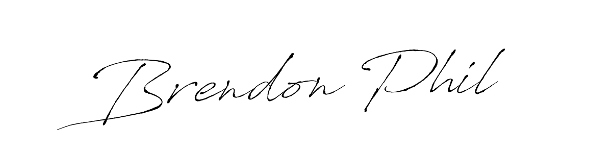 Best and Professional Signature Style for Brendon Phil. Antro_Vectra Best Signature Style Collection. Brendon Phil signature style 6 images and pictures png