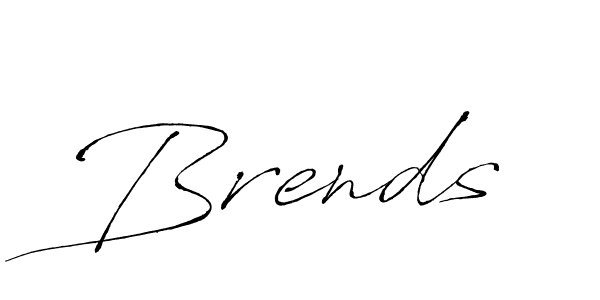 Make a beautiful signature design for name Brends. With this signature (Antro_Vectra) style, you can create a handwritten signature for free. Brends signature style 6 images and pictures png