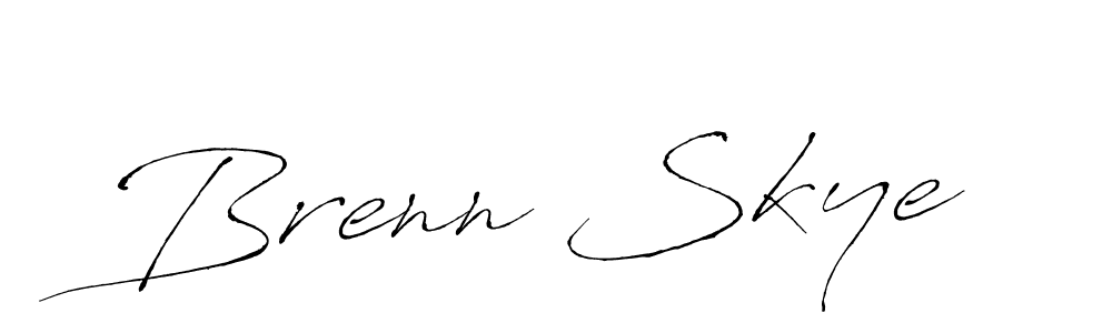 It looks lik you need a new signature style for name Brenn Skye. Design unique handwritten (Antro_Vectra) signature with our free signature maker in just a few clicks. Brenn Skye signature style 6 images and pictures png