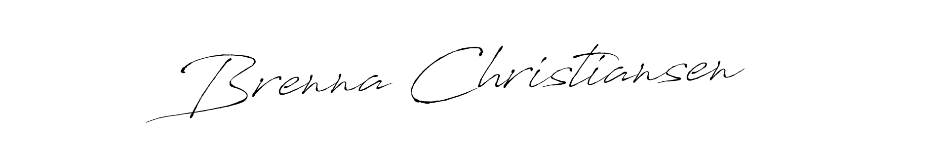 Antro_Vectra is a professional signature style that is perfect for those who want to add a touch of class to their signature. It is also a great choice for those who want to make their signature more unique. Get Brenna Christiansen name to fancy signature for free. Brenna Christiansen signature style 6 images and pictures png