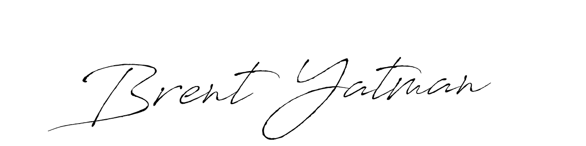 Create a beautiful signature design for name Brent Yatman. With this signature (Antro_Vectra) fonts, you can make a handwritten signature for free. Brent Yatman signature style 6 images and pictures png