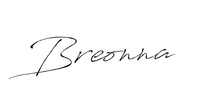 Create a beautiful signature design for name Breonna. With this signature (Antro_Vectra) fonts, you can make a handwritten signature for free. Breonna signature style 6 images and pictures png