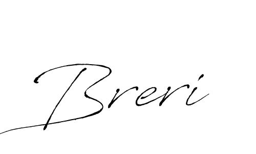 Antro_Vectra is a professional signature style that is perfect for those who want to add a touch of class to their signature. It is also a great choice for those who want to make their signature more unique. Get Breri name to fancy signature for free. Breri signature style 6 images and pictures png