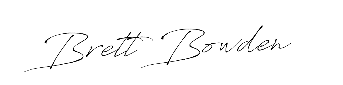 How to make Brett Bowden signature? Antro_Vectra is a professional autograph style. Create handwritten signature for Brett Bowden name. Brett Bowden signature style 6 images and pictures png