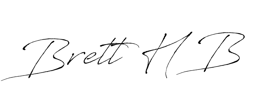 It looks lik you need a new signature style for name Brett H B. Design unique handwritten (Antro_Vectra) signature with our free signature maker in just a few clicks. Brett H B signature style 6 images and pictures png