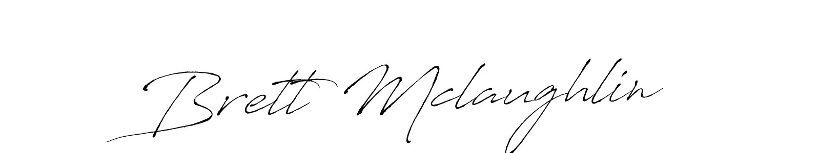 Create a beautiful signature design for name Brett Mclaughlin. With this signature (Antro_Vectra) fonts, you can make a handwritten signature for free. Brett Mclaughlin signature style 6 images and pictures png