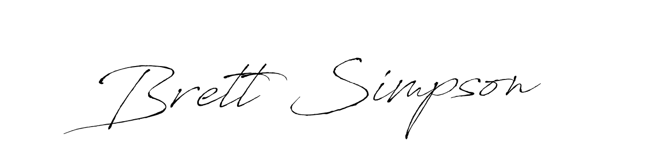 The best way (Antro_Vectra) to make a short signature is to pick only two or three words in your name. The name Brett Simpson include a total of six letters. For converting this name. Brett Simpson signature style 6 images and pictures png