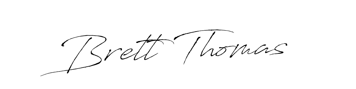 How to make Brett Thomas name signature. Use Antro_Vectra style for creating short signs online. This is the latest handwritten sign. Brett Thomas signature style 6 images and pictures png