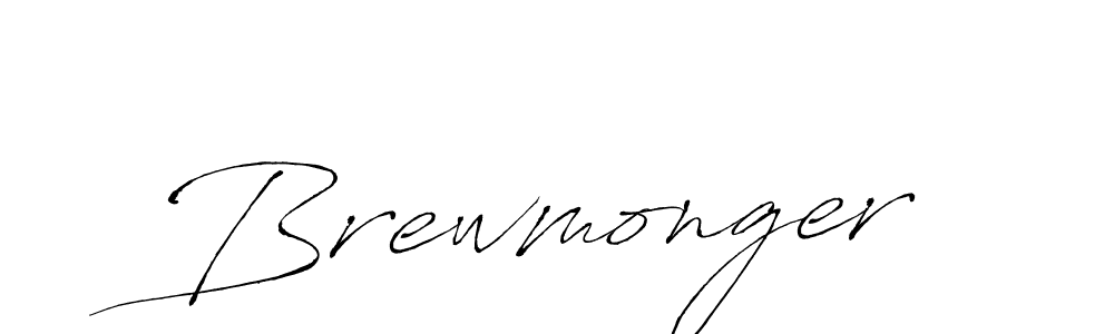 Design your own signature with our free online signature maker. With this signature software, you can create a handwritten (Antro_Vectra) signature for name Brewmonger. Brewmonger signature style 6 images and pictures png