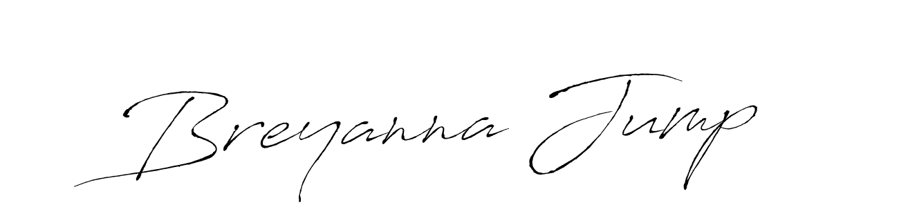 Breyanna Jump stylish signature style. Best Handwritten Sign (Antro_Vectra) for my name. Handwritten Signature Collection Ideas for my name Breyanna Jump. Breyanna Jump signature style 6 images and pictures png