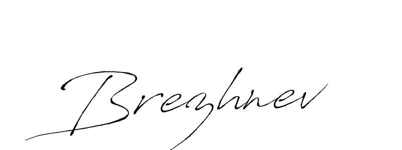 How to make Brezhnev signature? Antro_Vectra is a professional autograph style. Create handwritten signature for Brezhnev name. Brezhnev signature style 6 images and pictures png