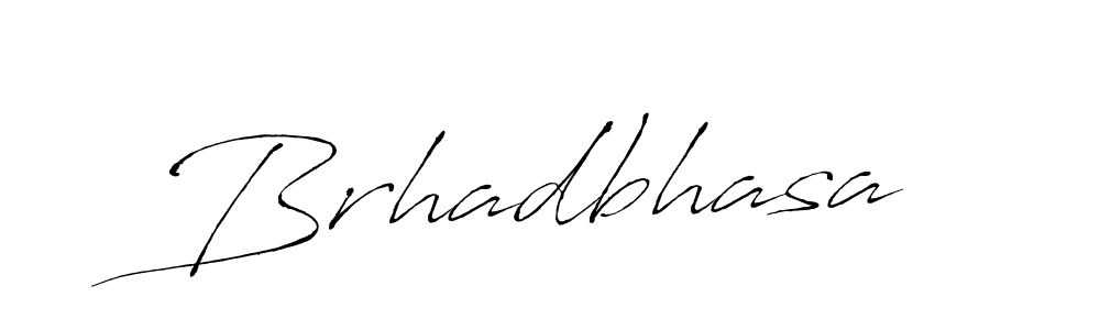 Make a beautiful signature design for name Brhadbhasa. With this signature (Antro_Vectra) style, you can create a handwritten signature for free. Brhadbhasa signature style 6 images and pictures png