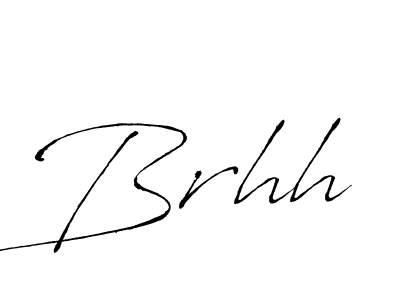 Design your own signature with our free online signature maker. With this signature software, you can create a handwritten (Antro_Vectra) signature for name Brhh. Brhh signature style 6 images and pictures png