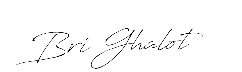 Similarly Antro_Vectra is the best handwritten signature design. Signature creator online .You can use it as an online autograph creator for name Bri Ghalot. Bri Ghalot signature style 6 images and pictures png