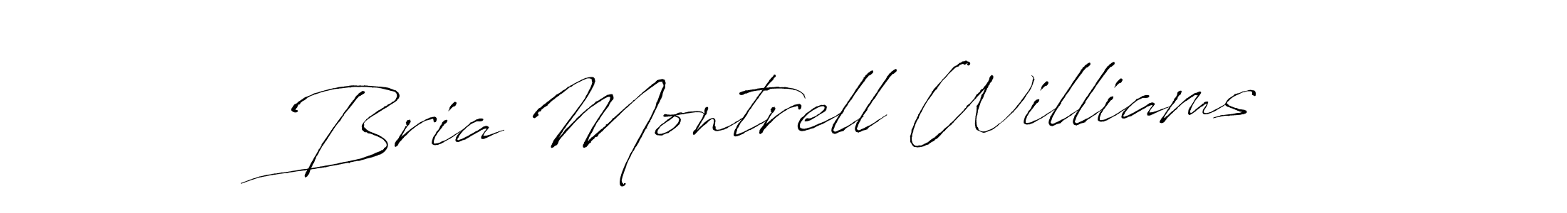 How to Draw Bria Montrell Williams signature style? Antro_Vectra is a latest design signature styles for name Bria Montrell Williams. Bria Montrell Williams signature style 6 images and pictures png