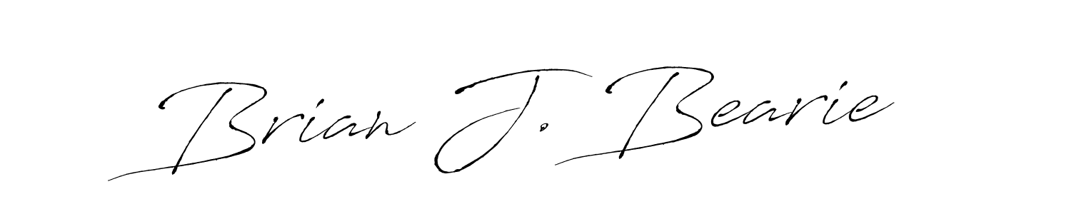 Antro_Vectra is a professional signature style that is perfect for those who want to add a touch of class to their signature. It is also a great choice for those who want to make their signature more unique. Get Brian J. Bearie name to fancy signature for free. Brian J. Bearie signature style 6 images and pictures png