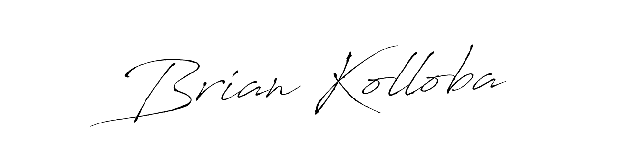 Make a beautiful signature design for name Brian Kolloba. With this signature (Antro_Vectra) style, you can create a handwritten signature for free. Brian Kolloba signature style 6 images and pictures png