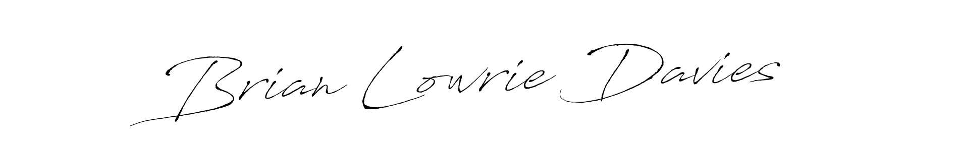 Make a beautiful signature design for name Brian Lowrie Davies. With this signature (Antro_Vectra) style, you can create a handwritten signature for free. Brian Lowrie Davies signature style 6 images and pictures png