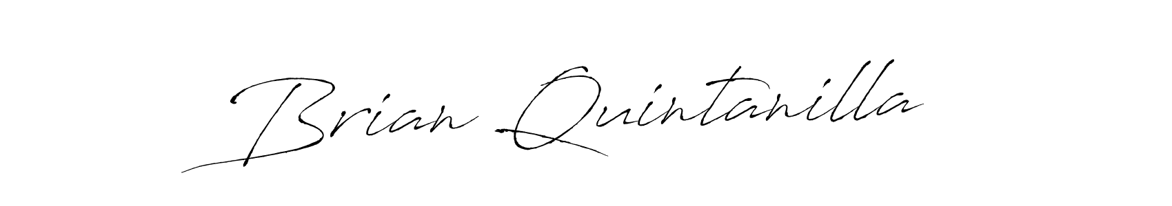 Create a beautiful signature design for name Brian Quintanilla. With this signature (Antro_Vectra) fonts, you can make a handwritten signature for free. Brian Quintanilla signature style 6 images and pictures png