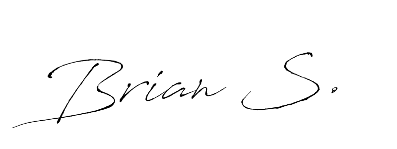 Make a beautiful signature design for name Brian S.. Use this online signature maker to create a handwritten signature for free. Brian S. signature style 6 images and pictures png