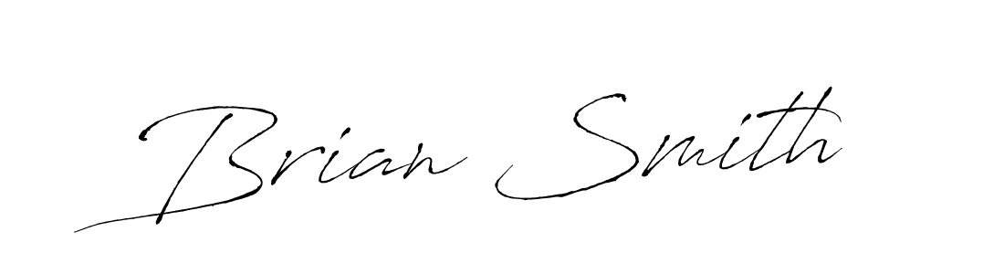 Design your own signature with our free online signature maker. With this signature software, you can create a handwritten (Antro_Vectra) signature for name Brian Smith. Brian Smith signature style 6 images and pictures png