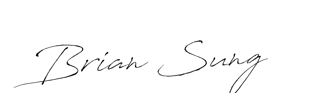 The best way (Antro_Vectra) to make a short signature is to pick only two or three words in your name. The name Brian Sung include a total of six letters. For converting this name. Brian Sung signature style 6 images and pictures png