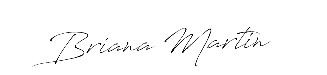 Briana Martin stylish signature style. Best Handwritten Sign (Antro_Vectra) for my name. Handwritten Signature Collection Ideas for my name Briana Martin. Briana Martin signature style 6 images and pictures png