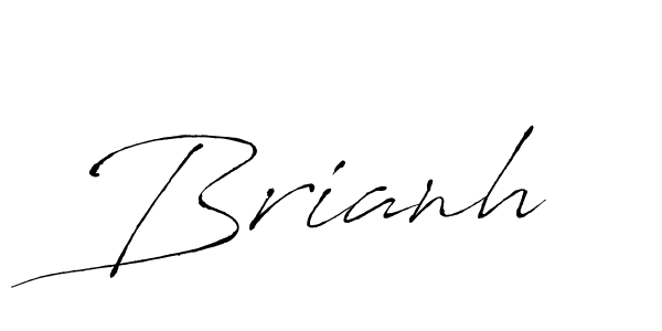 Brianh stylish signature style. Best Handwritten Sign (Antro_Vectra) for my name. Handwritten Signature Collection Ideas for my name Brianh. Brianh signature style 6 images and pictures png