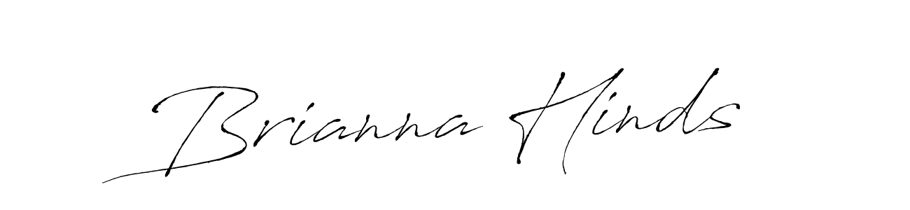 Make a beautiful signature design for name Brianna Hinds. With this signature (Antro_Vectra) style, you can create a handwritten signature for free. Brianna Hinds signature style 6 images and pictures png