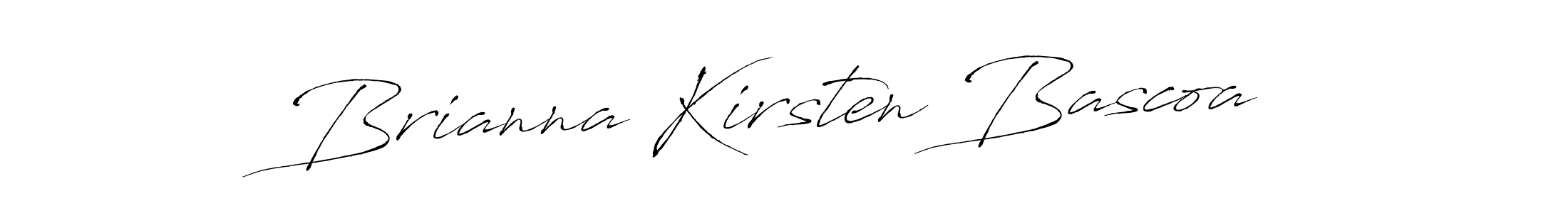 Design your own signature with our free online signature maker. With this signature software, you can create a handwritten (Antro_Vectra) signature for name Brianna Kirsten Bascoa. Brianna Kirsten Bascoa signature style 6 images and pictures png