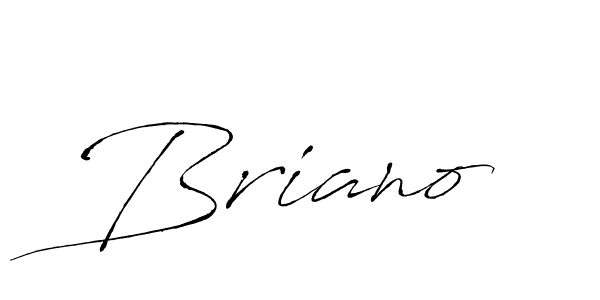 Briano stylish signature style. Best Handwritten Sign (Antro_Vectra) for my name. Handwritten Signature Collection Ideas for my name Briano. Briano signature style 6 images and pictures png